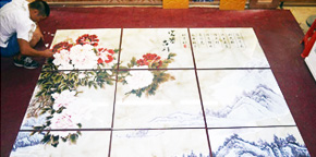 瓷磚背景墻uv噴印行業